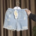 شورت جينز بناتي | Pat Pat