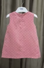 ⁦فستان بيبي شتوي قطيفة منقط | 1FT Baby⁩ - الصورة ⁦2⁩